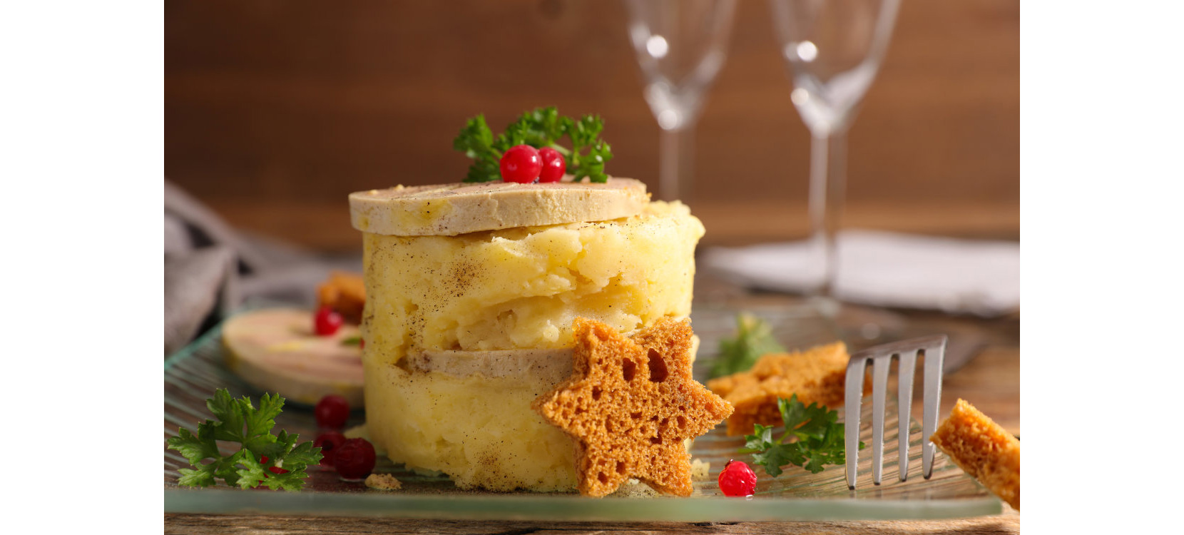 鵝肝土豆泥,火焰鵝肝